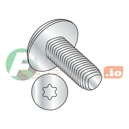 Newport Fasteners Thread Forming Screw, #10-32 x 1/2 in, Zinc Plated Steel Truss Head Torx Drive, 7000 PK 971791